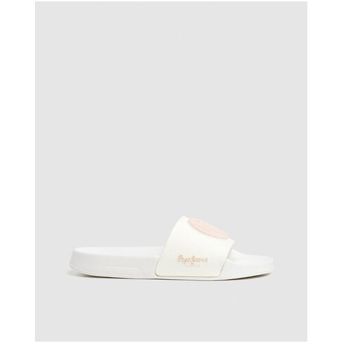 PepeJeans PLS70159 SLIDER BRAND W Bijela Cijene