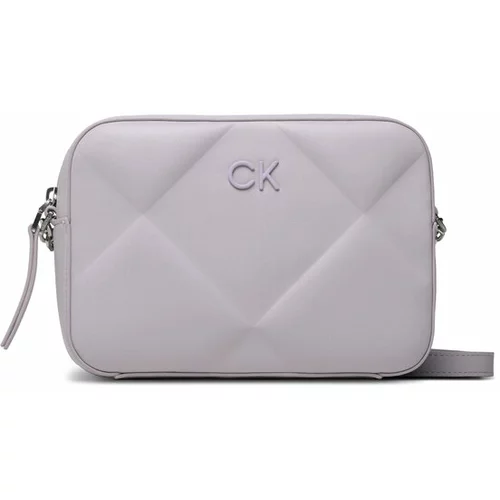 Calvin Klein Ročna torba Re-Lock Quilt Camera Bag K60K610767 Vijolična