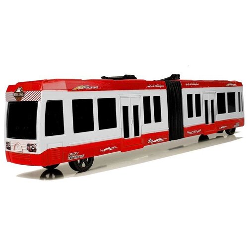  Dječji gradski autobus na frikcijski pogon crveni Slike