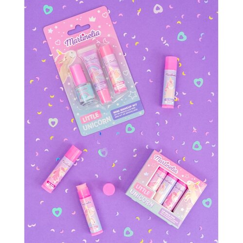 Martinelia Little Unicorn Lip Balm Trio balzam za ustnice za otroke 3 kos Slike