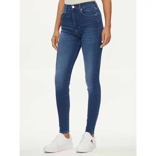 Tommy Jeans Jeans hlače Sylvia DW0DW17592 Mornarsko modra Skinny Fit