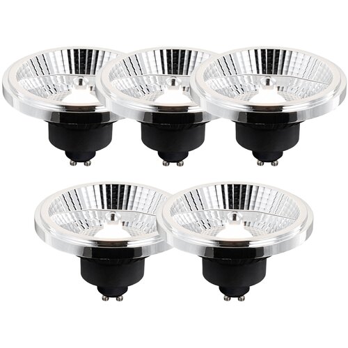 LUEDD Komplet 5 GU10 3-stopenjsko zatemnitvene LED žarnice AR111 10W 700lm 2200-6500K Cene