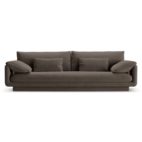 Micadoni Smeđa sofa od bouclé tkanine 250 cm Torino – Home