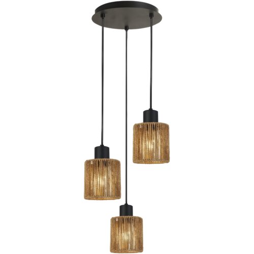 Toolight Viseća Lampa APP1820-3CPR NATURE BLACK Slike