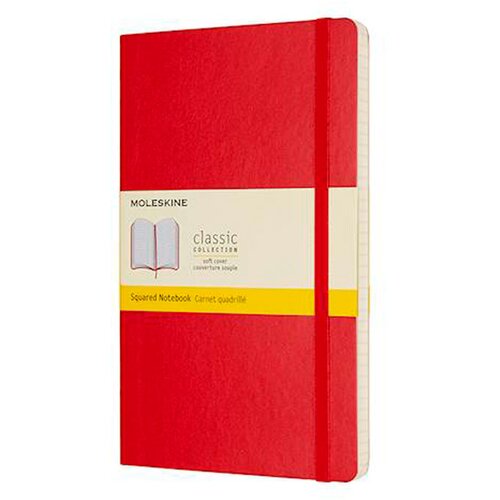 Moleskine Sveska na kvadratiće, Crvena Cene