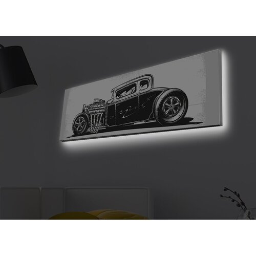Wallity Zidna slika sa LED osvjetljenjem 3090MDACT-001, 30x90 cm Cene