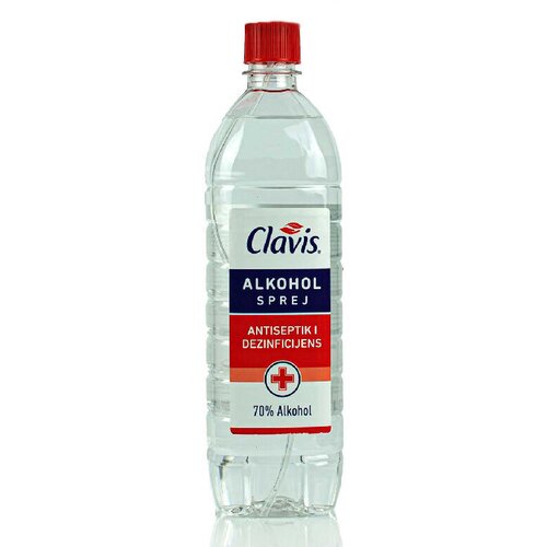 Clavis 70% Aalkohol sprej, antiseptik i dezificijent, 1L Slike