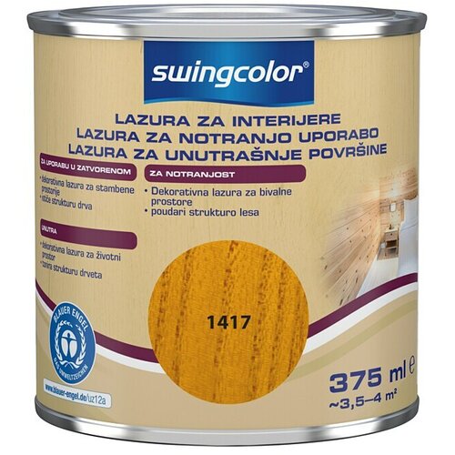 SWINGCOLOR Dekorativna lazura za bivalne prostore (375 ml, hrast, na vodni osnovi) Slike