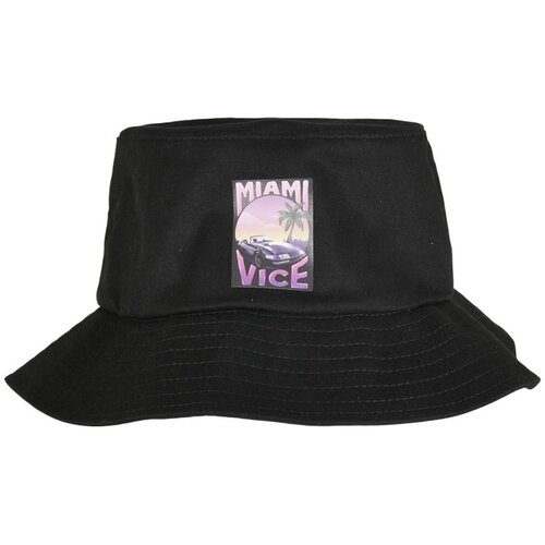 Merchcode Miami Vice Print Bucket Hat Black One Size Slike