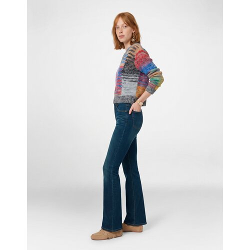 Levi&amp;#039;s Kavbojke bootcut 725 HIGH RISE BOOTCUT Modra Slike