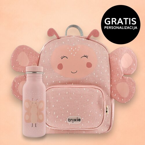 Trixie dječji ruksak + bočica 500 ml mrs. butterfly Cijene