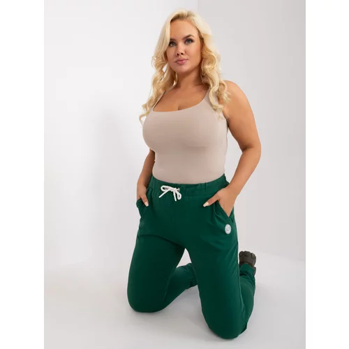 Fashion Hunters Navy green sweatpants plus size