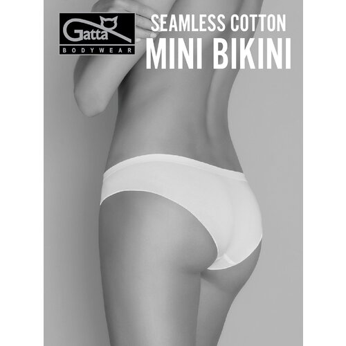 Gatta Briefs 41595 Seamless Cotton Mini Bikini S-XL white/white white Cene