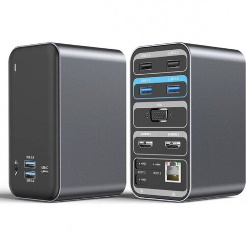 FastAsia Docking Station FAST ASIA Adapter TIP-C 17 u 1 Slike
