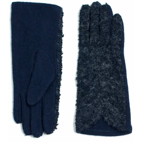 Art of Polo Woman's Gloves Rk15352-4 Navy Blue
