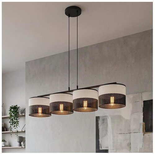  visilica na sajli karbon 4xE27/15W/230V crna/siva Cene