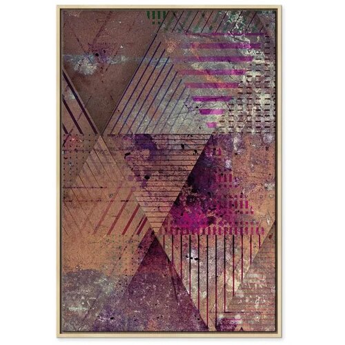  Slika - Autumn Abstraction (1 Part) Vertical 40x60 U prirodnom drvenom okviru Cene