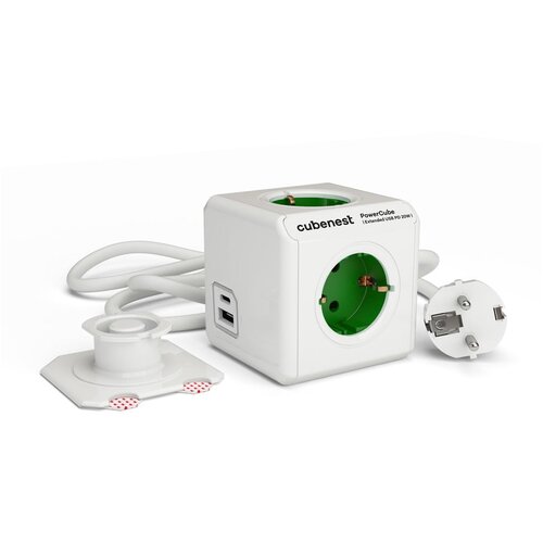 Cubenest Razdelilec PowerCube Extended USB Schuko &amp;ndash; Slike