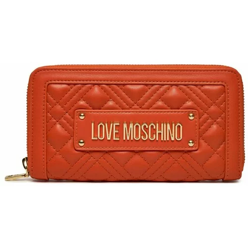 Love Moschino Velika ženska denarnica JC5600PP0ILA0459 Oranžna