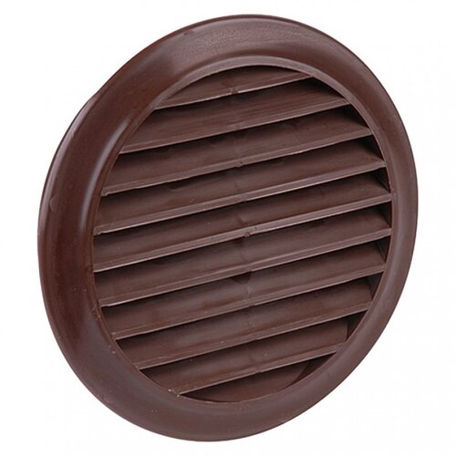  Okrugla ventilacijska re&amp;scaron;etka (smeđe boje, promjer spojnog dijela: 100 mm, s mrežom za muhe) Slike