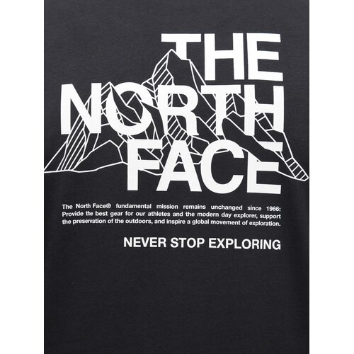 The North Face Funkcionalna majica &amp;#039;Mountain&amp;#039; črna / bela Slike
