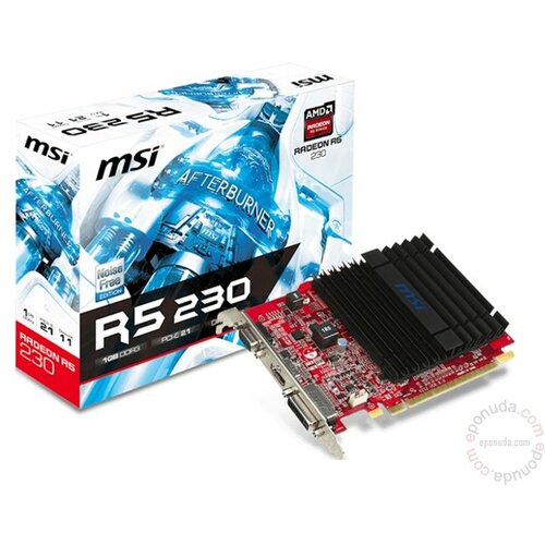 MSI AMD Radeon R5 230 1GB 64bit R5 230 1GD3H grafička kartica Slike