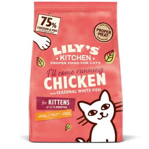 Lily's Kitchen kitten recipe - piščanec in bela riba 800g Cene