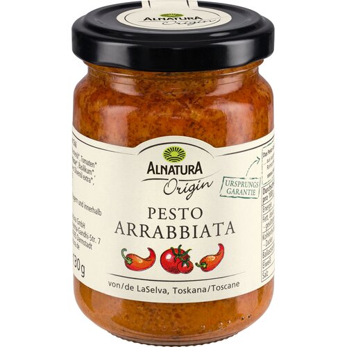 Alnatura Bio Origin pesto Arrabbiata - 130 g Slike