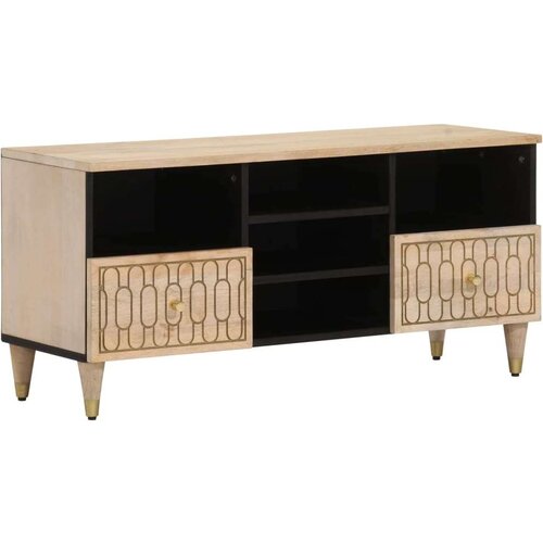 TV omarica 100x33x46 cm trden mangov les, (21129034) Cene