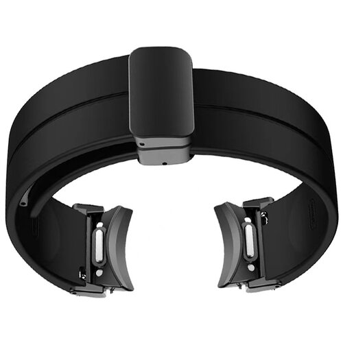 INF 20 mm črni silikonski pa&scaron;ček za uro s kovinsko zaponko za Samsung, (5000263993) Cene