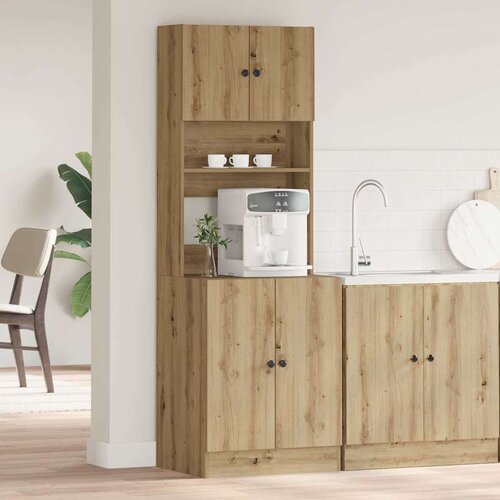  Kuhinjski bufet 2 pcs Umjetnički hrast 60 x 50 x 180 cm Cijene