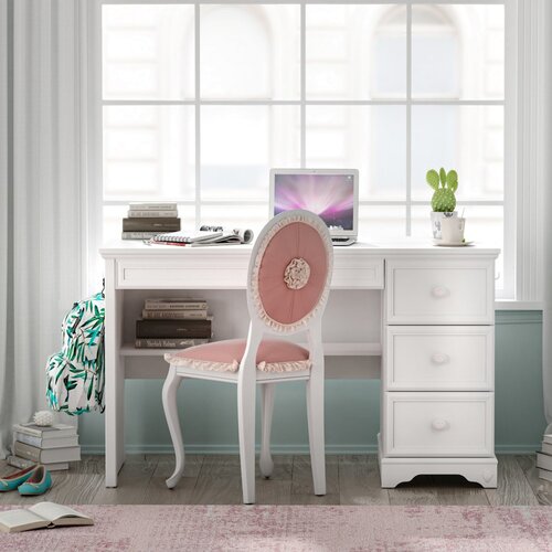 Rustic White RADNI STO Slike