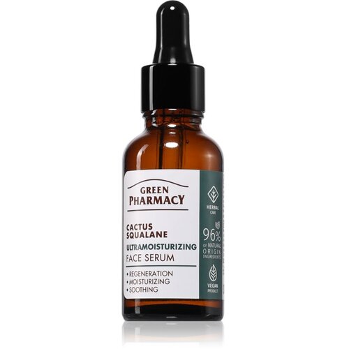 Green Pharmacy Cactus &amp;amp; Squalane Face Serum intenzivno vlažilni serum 30 ml Slike