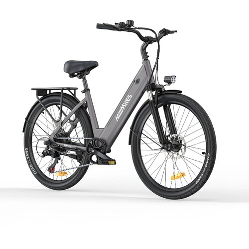 Hillmiles milecity 250 w 26" električno treking kolo 36 v 13 ah 468 wh baterijsko mestno električno kolo s senzorjem navora - siva, (21365978) Cene