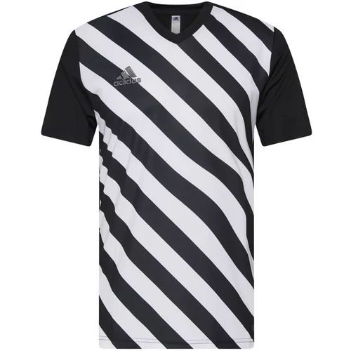 ADIDAS SPORTSWEAR Tehnička sportska majica 'Entrada 22' tamo siva / crna / bijela