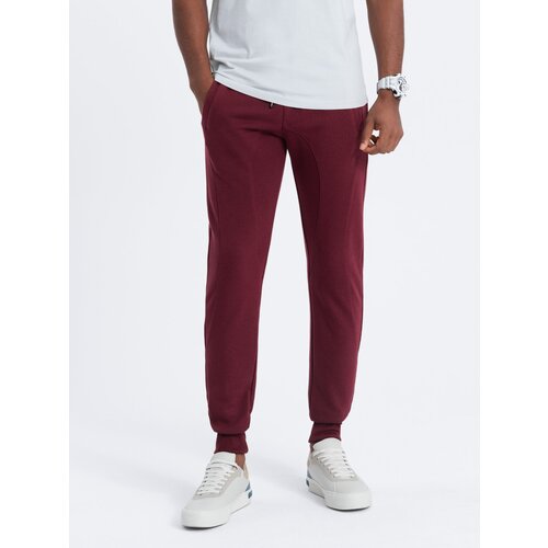 Ombre JOGERRY men's sweatpants - maroon Slike