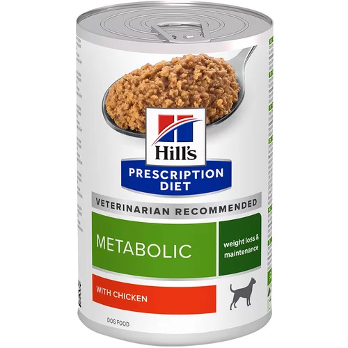 Hill’s Prescription Diet Metabolic Weight Management s piščancem - Varčno pakiranje: 48 x 370 g
