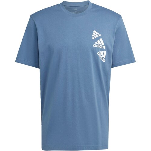 Adidas Tehnička sportska majica golublje plava / bijela Cene