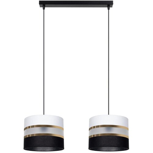  Luster na sajli CORAL 2xE27/60W/230V crno-beli Cene