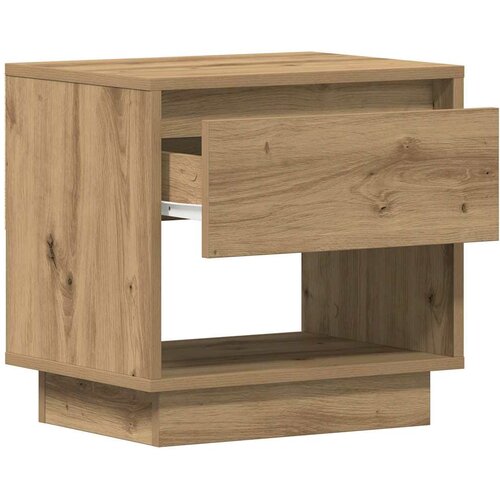  Noćni ormarić s ladicama 2 pcs Umjetnički hrast 45 x 34 x 44 cm Slike