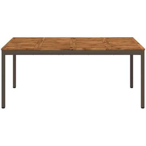  Stol za večeru u vrtu Prirodna i kava 147 x 88,5 x 75 cm Slike