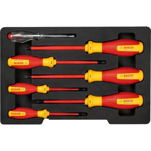 Bosch 7-delni set VDE Električarskih odvrtača TX, 1600A02NF8 Slike