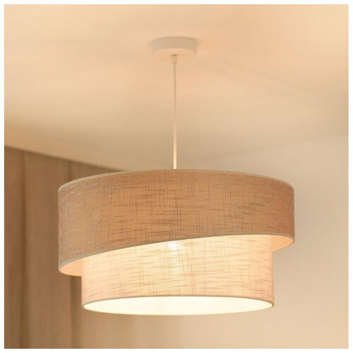  Brilagi - Visilica na sajli DOVER SHINE 1xE27/15W/230V prečnik 50 cm siva/krem Cene