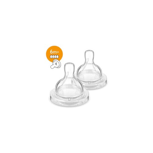Avent Silikonski sisač Classic Anti-Colic 4 rupe 6+ mj Cijene