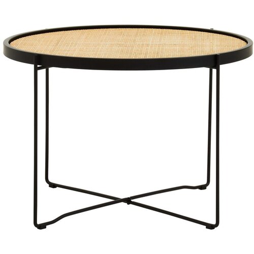 Premier Housewares Okrogla klubska mizica iz ratana v naravni barvi &amp;oslash; 60 cm Depok &amp;ndash; Slike