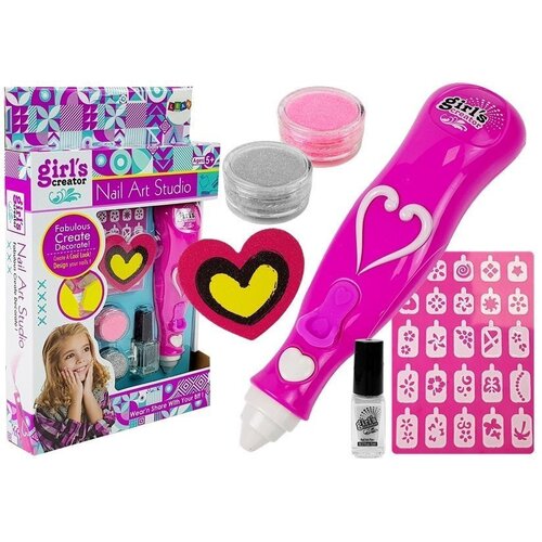  Set za slikanje nohtov Dispenser Gliter Nohtni Lak Slike