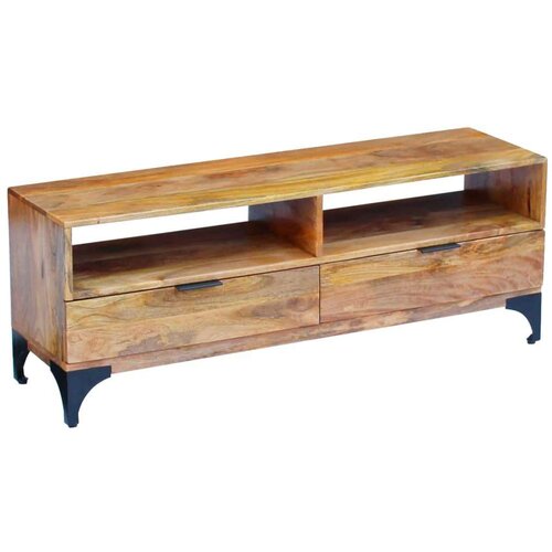 TV Komoda od Masivnog Mango Drveta 120x35x45 cm Slike