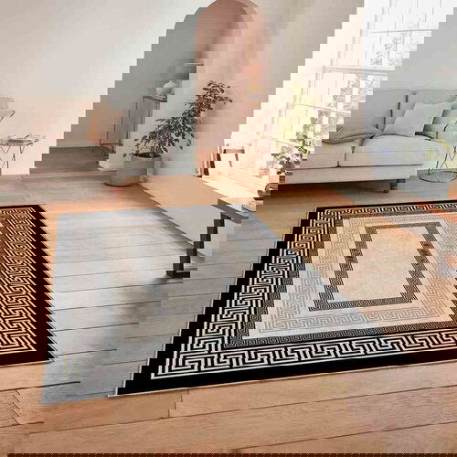 Conceptum Hypnose tepih HM-CRP25-36, pravougaoni, 160x230 cm, crno-bež Cene