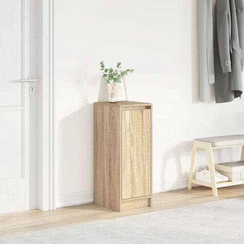 VidaXL Ormarić za cipele boja hrasta 29,5x34x76 cm konstruirano drvo Slike