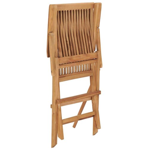  Sklopive vrtne stolice 6 kom od masivne tikovine Slike